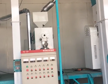 內(nèi)蒙古客戶50噸小米加工設(shè)備現(xiàn)場(chǎng)